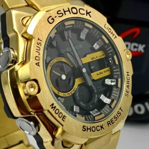 Relógio Masculino G-Shock Metal GST 100% funcional A Prova D'água c/caixa - Dourado
