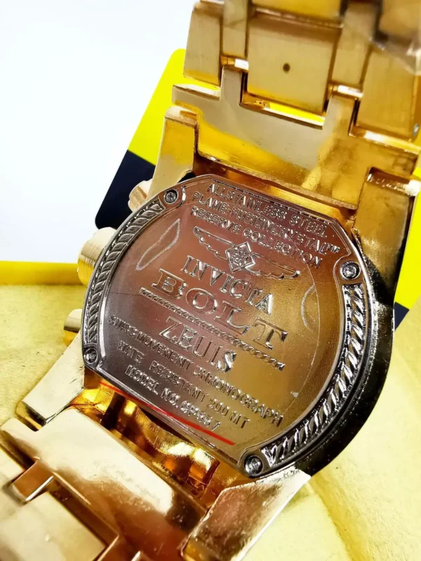 Relógio Masculino Invicta Magnum Silver - Dourado - Imagem 3