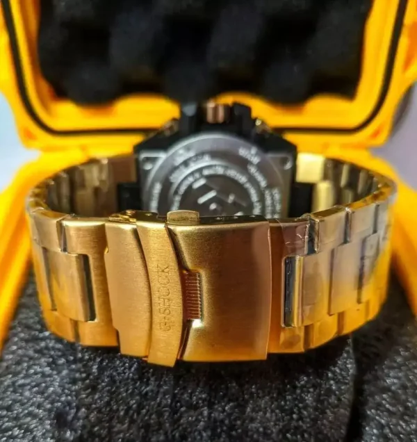 Relógio Masculino Militar G-Shock Metal Tokyo Gold 100% Funcional A prova D'água - Dourado - Imagem 2