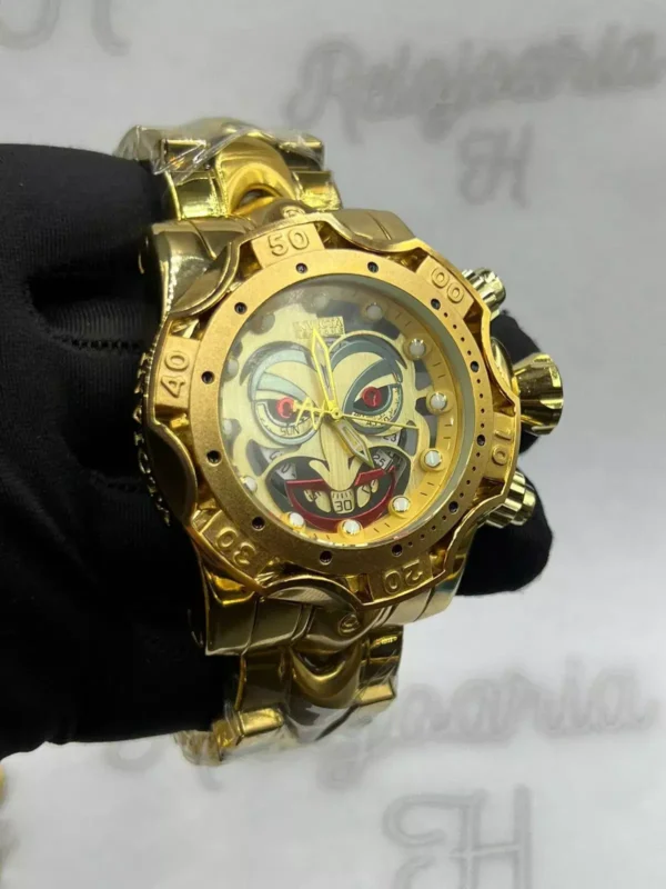 Relógio Masculino Invicta Joker Linha Gold A Prova d'água - Dourado