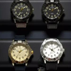 Relógio Masculino Bollfendo P/de Couro Vanguard cores variadas a prova d'agua