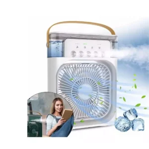 Mini Ar Condicionado Climatizador Portátil Usb Reservatório Para Água E Gelo 110V/220V